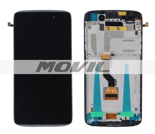 Alcatel One Touch Idol 3 6039 6039A 6039K 6039Y LCD Display Digitizer Touch Screen Assemblely with frame